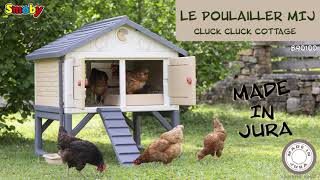 Poulailler Made In Jura plastique 4 à 5 poules de Smoby  Présentation [upl. by Aspasia415]