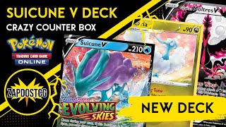 Suicune V Deck Counters The Meta Post Rotation List Gameplay Pokemon TCG [upl. by Yuzik]