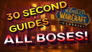 30 second guides  Blackwing Lair  Compilation All bosses not 30 seconds [upl. by Ordep]