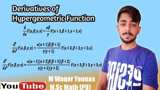 Derivatives of hypergeometric function [upl. by Nodaj128]