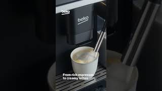 Effortlessly create baristastyle coffee at home with Beko’s CaffeExperto coffee machines ☕ [upl. by Alvis]