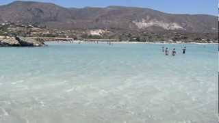 Elafonisi beach Crete [upl. by Narmis]