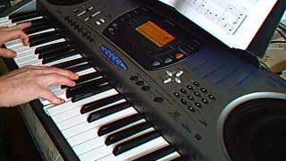 Unbirthday Song on Casio ctk 671 keyboard [upl. by Halli]