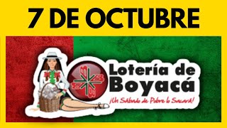 Resultados LOTERIA DE BOYACA Ultimo Sorteo Hoy 7 de OCTUBRE de 2023 de HOY 💫✅🔴 [upl. by Eema323]