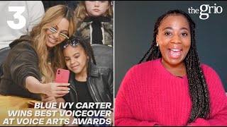 Blue Ivy Carter Wins Best Voiceover at Voice Arts Awards  Grio Top 3 [upl. by Maurilia387]