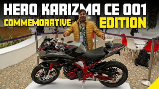 Hero MotoCorp Karizma CE 001 Commemorative Edition  Looks Features amp More  Walkaround in Hindi [upl. by Rye351]