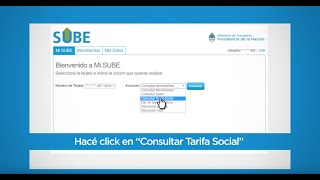 Cómo registrar la SUBE  Tarifa Social Federal de transporte [upl. by Naltiak183]