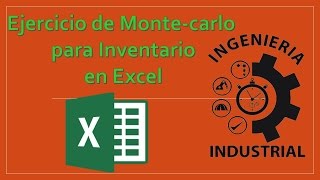 Ejercicio de Montecarlo para inventarios en EXCEL Parte 1 SIMULACIÓN [upl. by Sergu832]