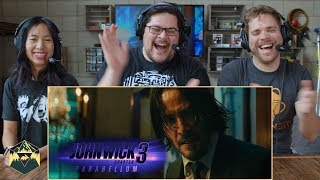 John Wick Chapter 3  Parabellum  New Trailer Reaction [upl. by Artimas]