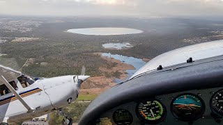 VFR Departure From Jandakot  via Yangebup Lake YGB ✈ Cessna C172  Live ATC [upl. by Wane]