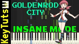 Learn to Play Goldenrod City from Pokemon Gold and Silver  Insane Mode [upl. by Irahs]