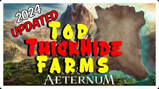 Where to farm thick hide FAST in New World Aeternum 2024 [upl. by Hyps]