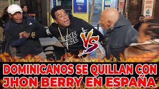 DOMINICANOS SE QUILLAN CON JHON BERRY EN ESPAÑA [upl. by Begga290]