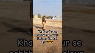 Khaki colour se achcha bhi motivation khaki song shorts music [upl. by Ettenajna]