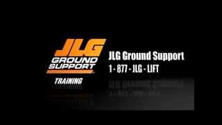 JLG 1500SJ How to Stow the Jib [upl. by Garth531]