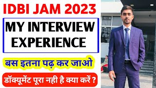 My IDBI Junior Assistant Manager Interview Experience 2023  Questions Asked In IDBI JAM Interview [upl. by Annyahs522]