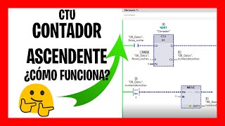 ✅ Como PROGRAMAR TIA PORTAL CURSO de PLC ¿QUÉ ES UN CONTADOR ASCENDENTE CTU en un PLC 🚀 [upl. by Faubert]