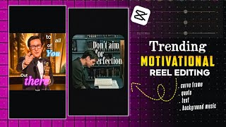 trending motivation quotes video editing  black side curve reel editing  hopecore reel tutorial [upl. by Andromede]