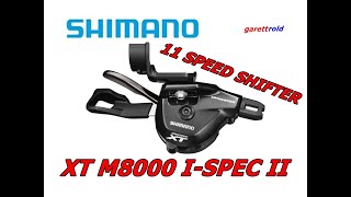 SHIMANO XT INTEGRATED SHIFTER M8000 ISPEC garettrold [upl. by Pages27]