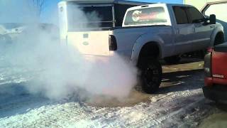 2011 FORD powerstroke 18 Cold start [upl. by Nednal198]