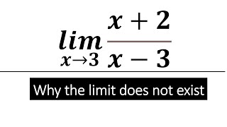 Why The Limit Does Not Exist [upl. by Htaeh258]