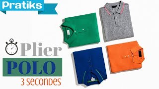 Comment plier un polo en 3 secondes [upl. by Sellma]