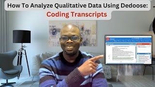 How to analyze qualitative data using Dedoose Coding Transcripts DedooseSupport [upl. by Hengel740]