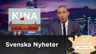 Svenska nyheter  Rasism mot kineser [upl. by Ahtelrac]