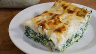 Lasagna di magro con Ricotta e Spinaci [upl. by Fiorenza]