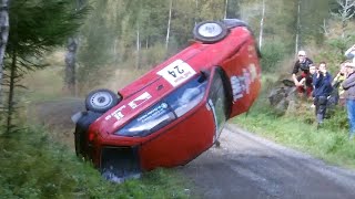 RALLY CRASHES in Sweden 20112019 [upl. by Caldwell]