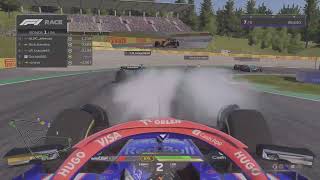 LRL Oostenrijk race start battle Tarik [upl. by Enaillil868]