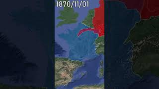 FrancoPrussian War shorts animation map [upl. by Amaleta885]