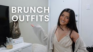 3 BRUNCH OUTFITS spring outfit ideas  STEPHANIEIVETTE [upl. by Desmund]