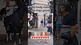 The best video today london horse kingsguard family visit subscribe [upl. by Ahsoet]