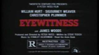 Eyewitness 1981 TV trailer [upl. by Idoc950]