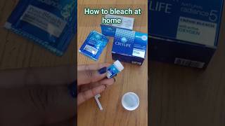 OXYLIFE Natural Cream Bleach  how to bleach at home shorts [upl. by Nelleeus]