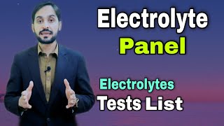 Electrolyte Panel  Electrolytes Tests List  Major Electrolytes [upl. by Nathalia]