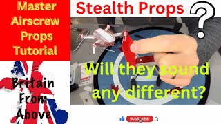 Are they really stealth Let’s see Full Review of the master airscrew props dji djimini drone [upl. by Kirred]