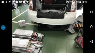 Toyota prius Battery replacement prius 電池更換 [upl. by Raphael]