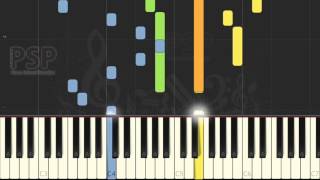 Final Fantasy 3  Elias Theme Synthesia Piano Tutorial Cover sheet music [upl. by Hagood]