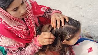 Heavy Nitpicking Long Hair  Long Video Hd [upl. by Dagney]