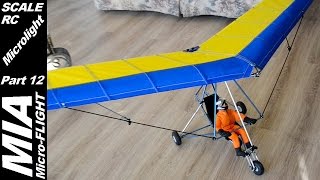 RC Microlight  Design and Build  Part 12  One way to Make a Tanarg Trike MIA MicroFLIGHT Style [upl. by Xyno999]