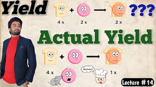 Yield Class 11 Chemistry  Actual and Theoretical Yield  Percentage Yield chemistryclass11 yield [upl. by Aihsilat706]