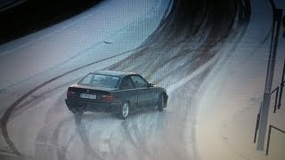 SPECIAL  Driftfun am Nürburgring BMW E36 325i Part IV Snow Drift Action 100 locked welded Diff [upl. by Merralee]