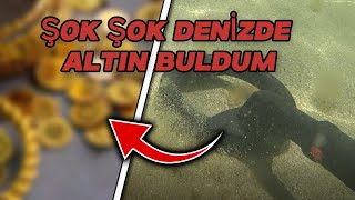 İNANILMAZ DENİZDE DEDEKTÖRLE ALTIN BULDUMAMAZING I FOUND GOLD WITH A DETECTOR IN THE SEA IRONY [upl. by Etteyniv265]