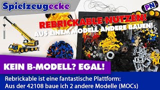 Mehr aus LEGO® TECHNIC rausholen Mit MOC Anleitungen von Rebrickable  zB BModelle des 42108 [upl. by Couchman750]