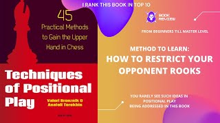 Different Methods To Restrict Your Opponent Rooks  Book  Techniques Of Positional Play  Part 4 [upl. by Placeeda26]