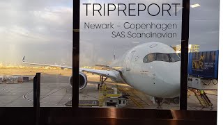 TRIPREPORT  SAS Scandinavian Airlines ECONOMY  Airbus A350900  Newark  Copenhagen [upl. by Eelyac]