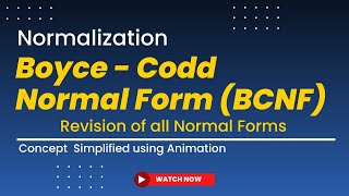 Boyce Codd Normal Form  BCNF  Normalization  DBMS [upl. by Paluas]