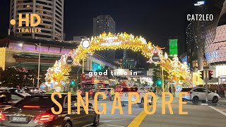 singapore orchard night walk bestplace travel singaporesights christmas singaporearchitecture [upl. by Ailatan]